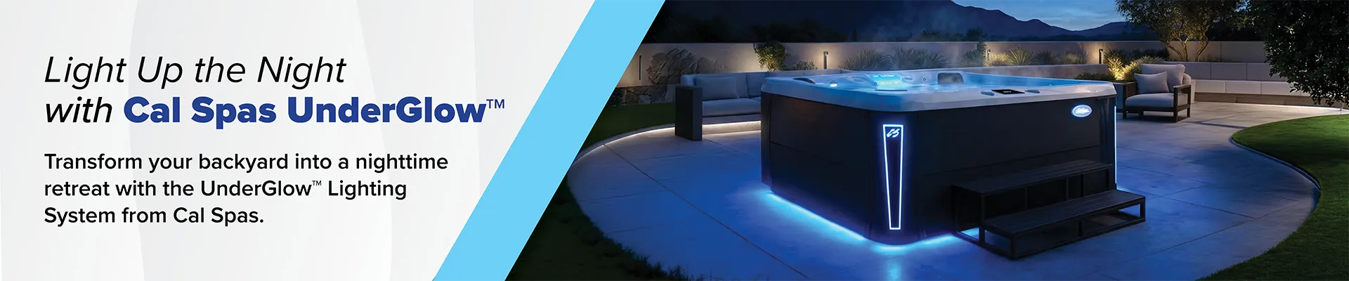 Calspas hot tub being used in a family setting - Menifee